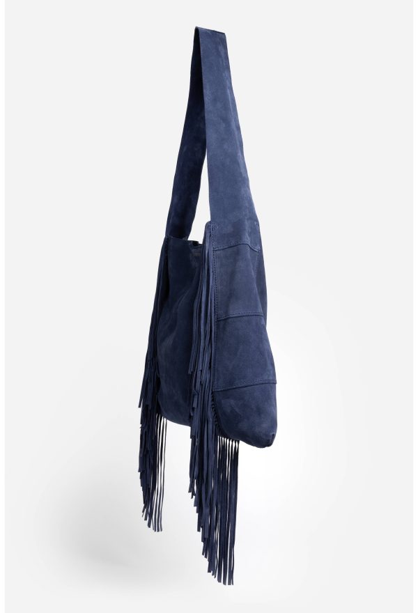 ITALIAN SUEDE FRINGE HOBO - Image 2